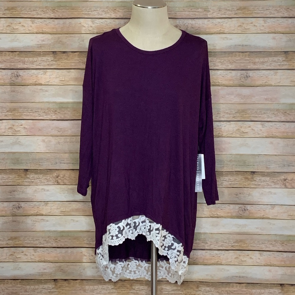 NWT Absolutely Famous Purple Tunic
